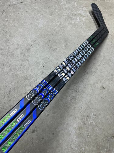 3 PACK - 55 Flex P92 Senior Sherwood Code Encrypt Pro Left Hand Hockey Stick Team Canada (New) PWHL