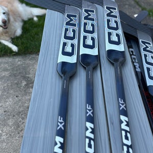 *SEND OFFERS* Senior CCM XF Regular Goalie Stick 25" Paddle P1 Square Toe (New) PRICE IS PER STICK