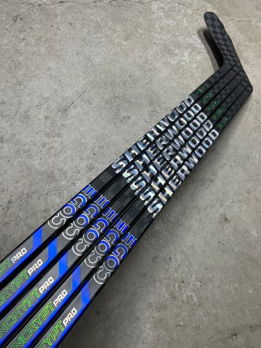 5 PACK - 55 Flex P92 Senior Sherwood Code Encrypt Pro Left Hand Hockey Stick Team Canada (New) PWHL