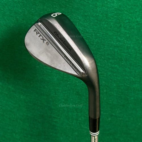Cleveland RTX 6 Zipcore Mid Black 50-10 50 Gap Wedge DG Spinner TI Wedge Flex