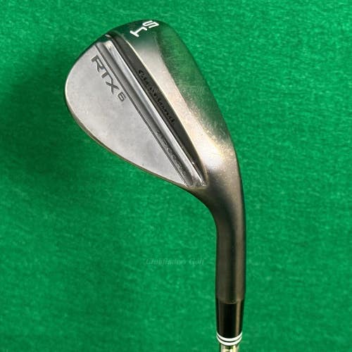 Cleveland RTX 6 Zipcore Mid Black 54-10 54 Sand Wedge DG Spinner TI Wedge Flex