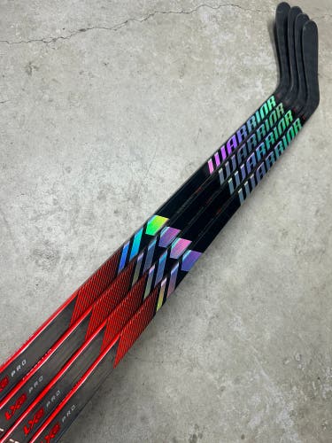 4 PACK 90 Flex Custom P92 Senior Warrior Alpha LX2 Pro Left Hand Hockey Stick Pro Stock NHL (New)