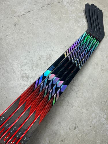 5 PACK 90 Flex Custom P92 Senior Warrior Alpha LX2 Pro Left Hand Hockey Stick Pro Stock NHL (New)