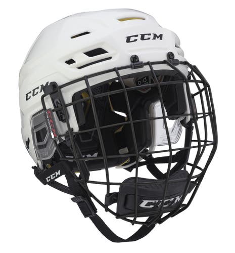 NEW CCM Tacks 310 Helmet Combo, White, Large