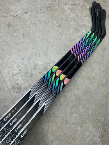 4 PACK 95 Flex Custom P92 Senior Warrior Alpha LX2 Pro Left Hand Hockey Stick Pro Stock NHL (New)