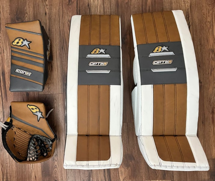 32"+2” Brian's Optik 4 Pads, Eclipse Glove, Iconik Blocker Pro Custom Full Set (Used)