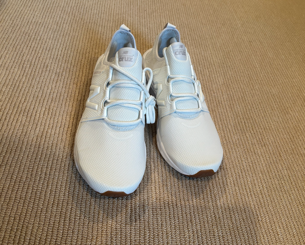White Men's Size M 11.5 (W 12.5) Youth New Balance Shoes (New)
