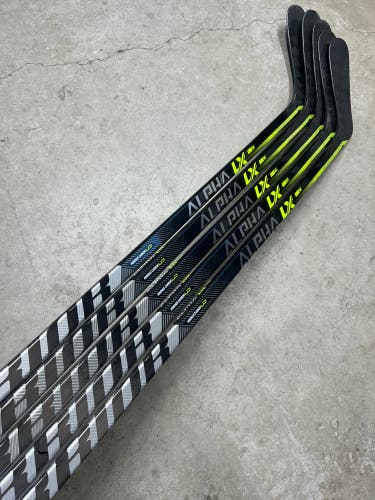 5 PACK 100 Flex P92 Senior Warrior Alpha LX Pro Left Hand Hockey Stick Pro Stock (New)