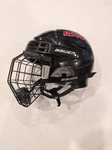Medium Bauer Re-Akt 75 Helmet (Used) with black cage