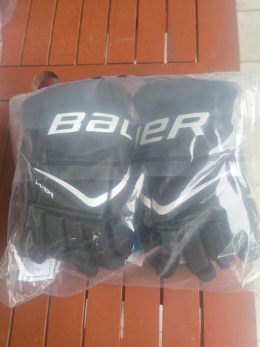 Bauer Vapor Flylite Gloves 14" (New) Navy/Black/White