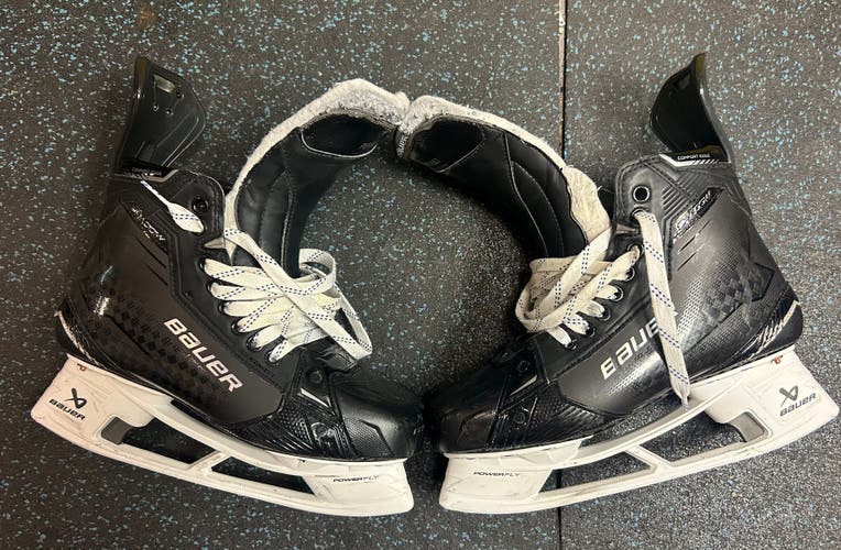 Bauer Supreme Shadow Pro Stock Ice Hockey Skates 8 1/4 8 3/4 Fit 2 Made Canada