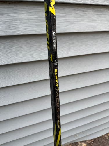 Used CCM Super Tacks AS4 Pro Stock Hockey Stick - Thomas Harley #55 Dallas Stars - 85 Flex LH V05
