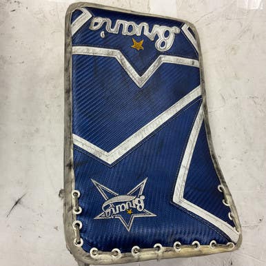 Used Brians Outlaw Junior Goalie Blocker Navy And White 11855-s000204487