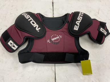Used Easton Catalyst Series Junior Shoulder Pads Black And Wine Red Lg 11855-s000204485
