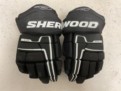 Used Sher-wood Code Encrypt 4 Junior Gloves Black 12" 11855-s000204941