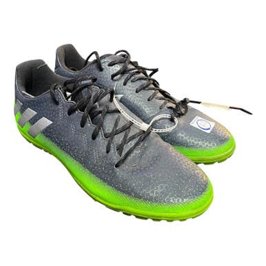 Used Adidas Soccer Indoor Shoes Green Senior 6.5 11375-s000336541
