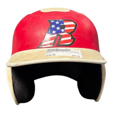 Used Bombah Batting Helmet No Mask Red Sm 11375-s000361891