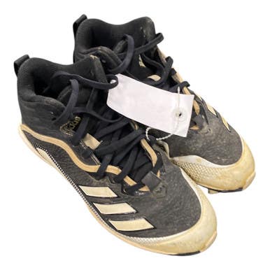 Used Adidas Adidas Baseball Bb Sb Cleats Black Junior 03 11375-s000350426