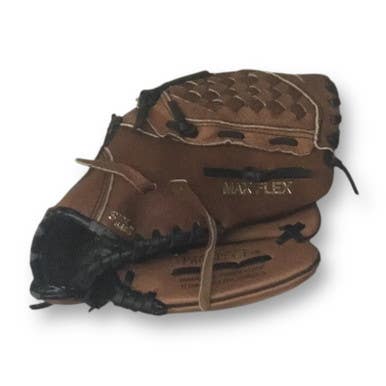 Used Mizuno Power Close Bb Sb Glove Rh Throw Brown 10" 11375-s000350522