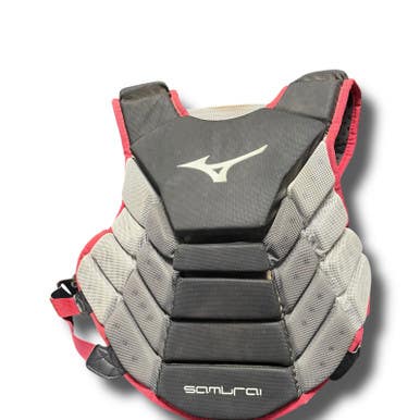 Used Mizuno Samurai Catchers Chest Protector Red Adult 11375-s000359859