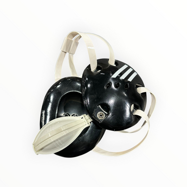 Used Wrestling Headgear Black 11375-s000360117