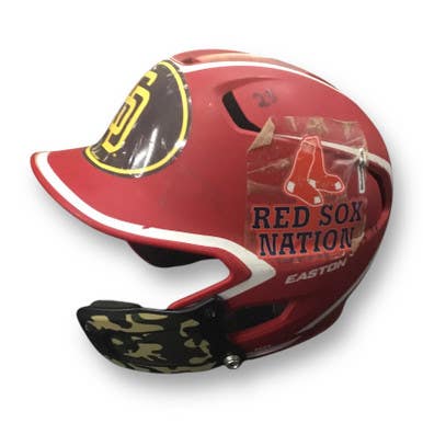 Used Easton Batting Helmet W Mask Red Sm 11375-s000354242