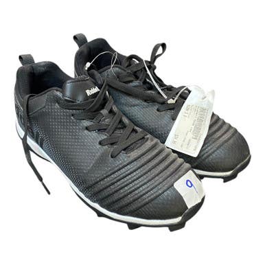 Used Riddell Edge Low Adult Fb Cleats Black Senior 9 11375-s000350814
