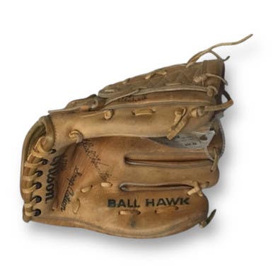 Used Wilson Ball Hawk Bb Sb Glove Rh Throw Brown 9 1 2" 11375-s000351582