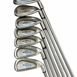 Men's Callaway X 14 Right Handed Iron Set Stiff Flex Graphite Shaft (Used)