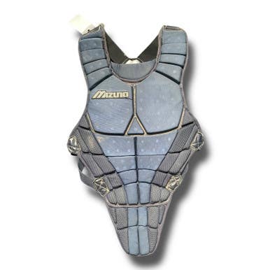Used Mizuno Blue Catchers Chest Protector Navy Blue Youth 11375-c000360678