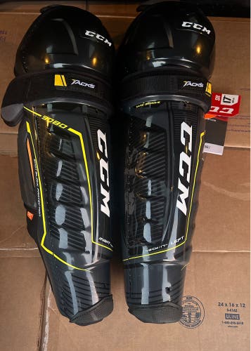 CCM Tacks 9080 17" Shin Pads (New)