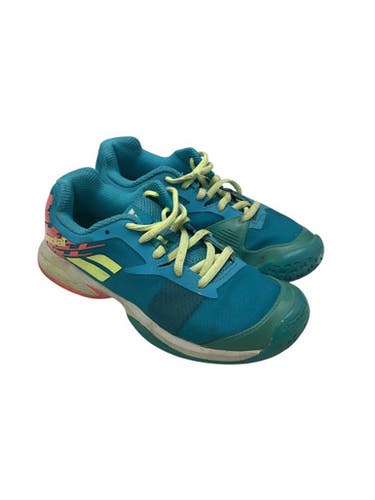 Used Babolat Running X-train Shoes Y Teal Junior 03 11347-s000254380
