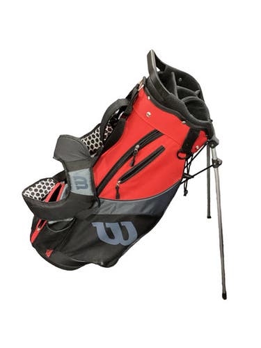 Used Wilson 5 Way Stand Bag Mens Stand Bag Red 11347-s000261335