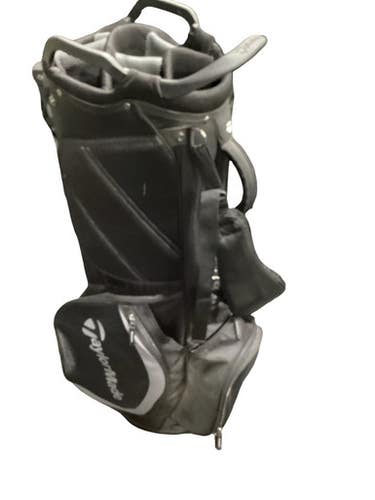 Used Taylormade 7 Way Stand Bag Mens Stand Bag Black 11347-s000262477