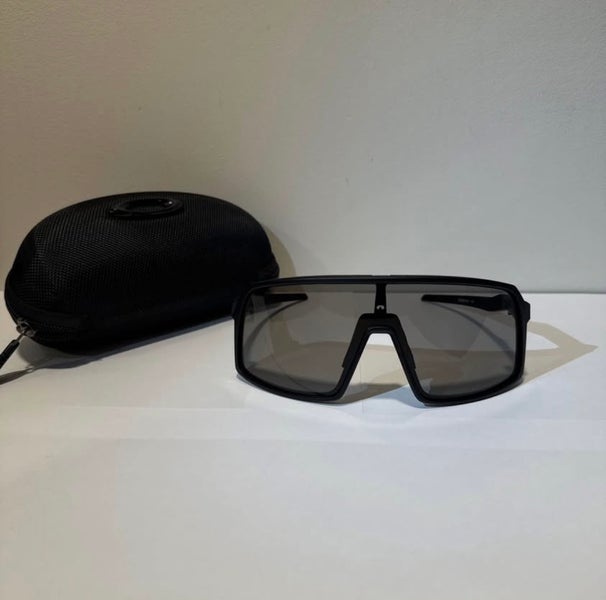 Oakley Sutro Sunglasses- black on black, with microfiber cloth and pouch, and Oakley Case.