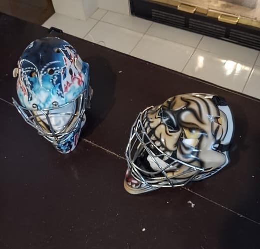 Two goalie Mask for sale.. Patrick Roy Colorado & Bulldog
