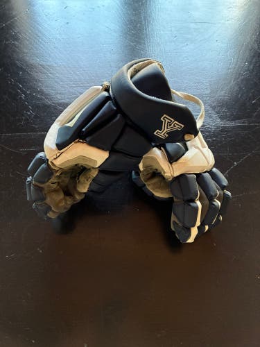 Yale Lacrosse Gloves - Blue (Game worn)