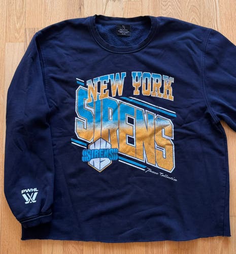 PWHL New York Sirens Peace Collective Crewneck - XL (USED)