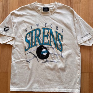 PWHL New York Sirens Peace Collective Tshirt - Size M (NEW)