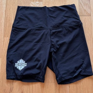 Pro Stock PWHL New York Sirens Spandex Shorts - Size M (NEW)