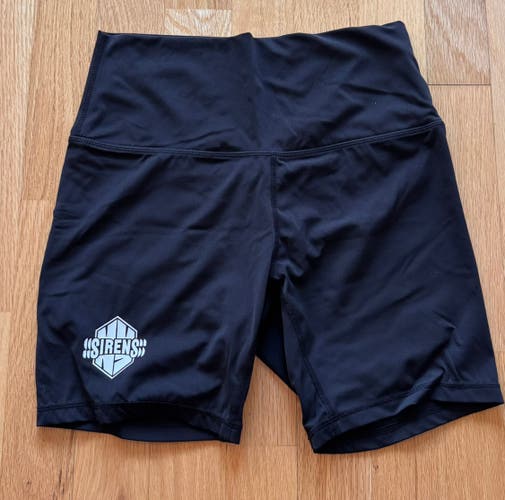 Pro Stock PWHL New York Sirens Spandex Shorts - Size M (NEW)
