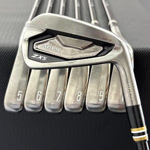 SRIXON ZX5 MKII BLACK CHROME IRON SET 4-P
