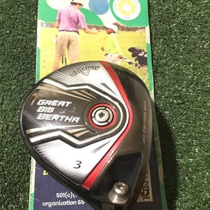 Callaway 2015 Great Big Bertha 15* 3 Wood Regular Kuro Kage 50g TiNi Graphite