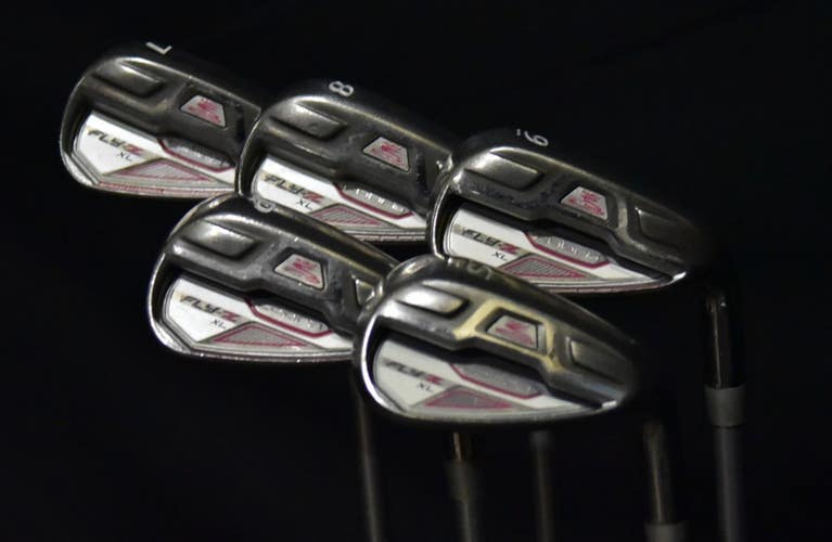 COBRA FLY-Z XL SET: 7-9, P,S IRONS, SHAFT 36.5IN (7I), WOMENS FLEX, RH, NEW GRIP
