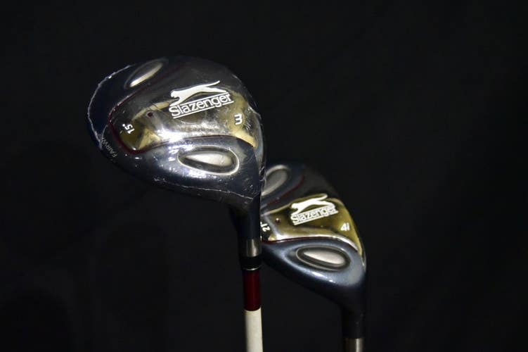 SLAZENGER RAW DISTACE 3 WOOD 4 HYBRID SET LADIES FLEX, RIGHT HANDED, NEW GRIP