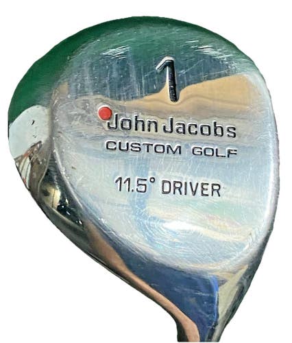 John Jacobs Custom Golf Driver 11.5* Speed Flex 45 RH Ladies Steel 42.5" HC Nice