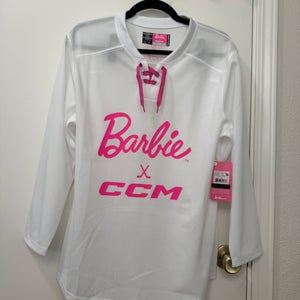 Barbie x CCM White Medium Women's Jersey (New)
