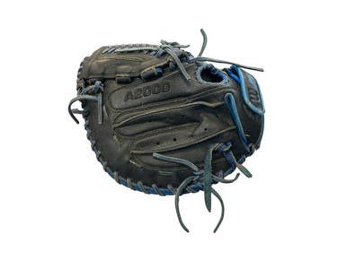 Used Wilson A2000 A2403 Fp Cm14 Ss Bb Sb Catchers Rh Throw Black And Royal Blue 34" 11873-s000234727