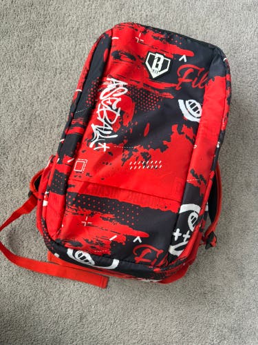 Red Kids Unisex Baseball Lifestyle Backpack (Used)