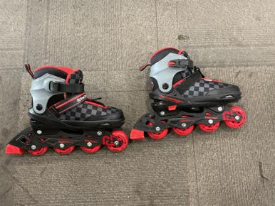 Used Rollerderby Ener-g Junior Rec Fitness Skates Black Adjustable 11614-s000237933